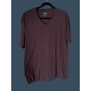 True Classic X-Large Mens V-Neck T-Shirt Purple
